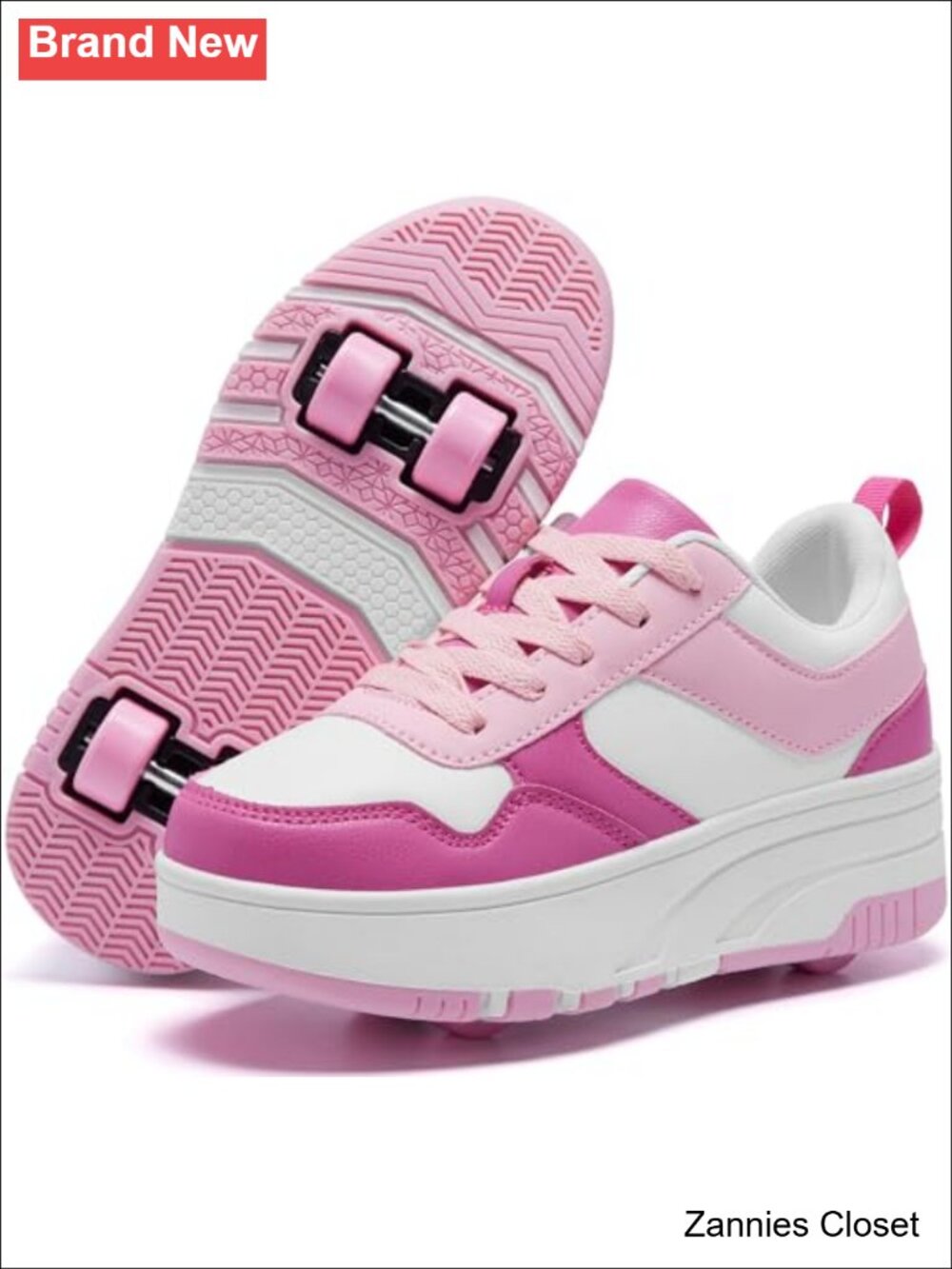✨ Roller Skate Shoes for Kids Girls Boys Detachable Wheeled Fashion Sneakers
